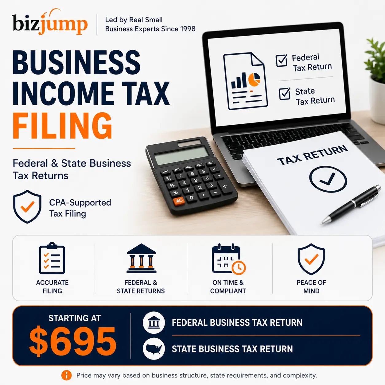 business taxes Business Income Tax Filing - Image 1