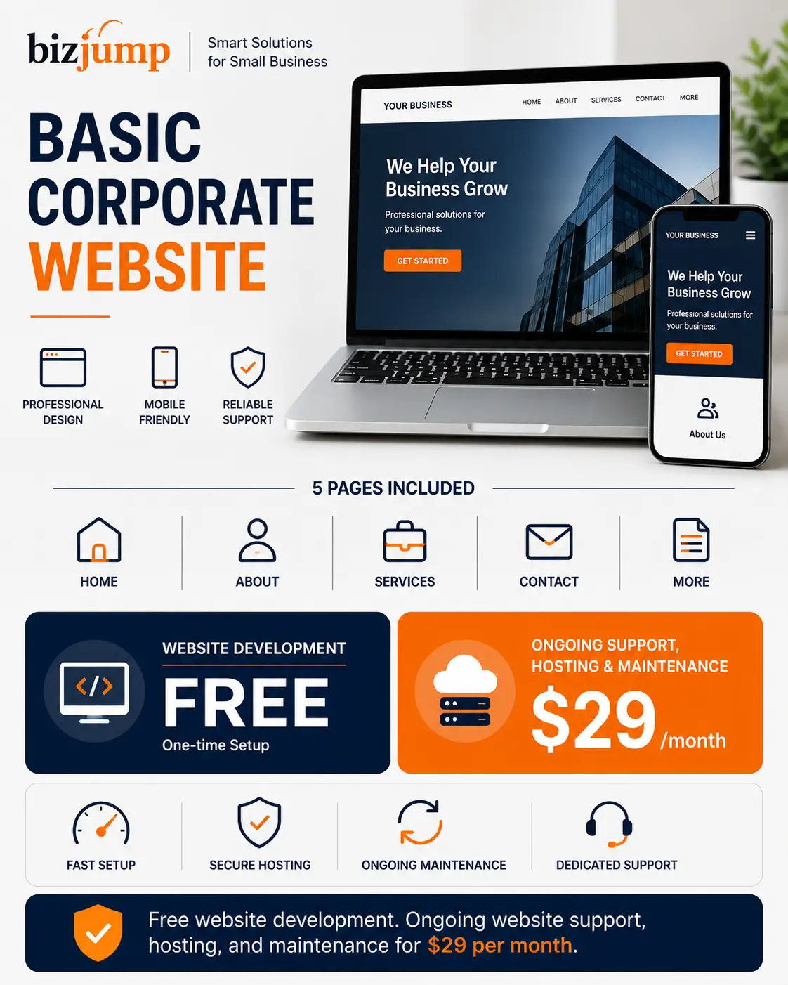website Basic Corporate Website - Image 1